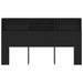 Tablă de pat cu sertar cu raft Stejar negru 180 x 19 x 103.5 cm - WALTI WALTI