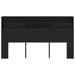 Tablă de pat cu sertar cu raft Stejar Negru 180 x 19 x 103,5 cm - WALTI WALTI