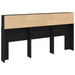 Tablă de pat cu sertar cu raft Stejar Negru 200 x 19 x 103,5 cm - WALTI WALTI
