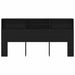 Tablă de pat cu sertar cu raft Stejar Negru 200 x 19 x 103,5 cm - WALTI WALTI