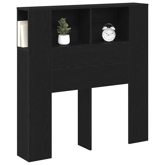 Tablă de pat cu sertar Stejar negru 100 x 19 x 104.5 cm - WALTI WALTI
