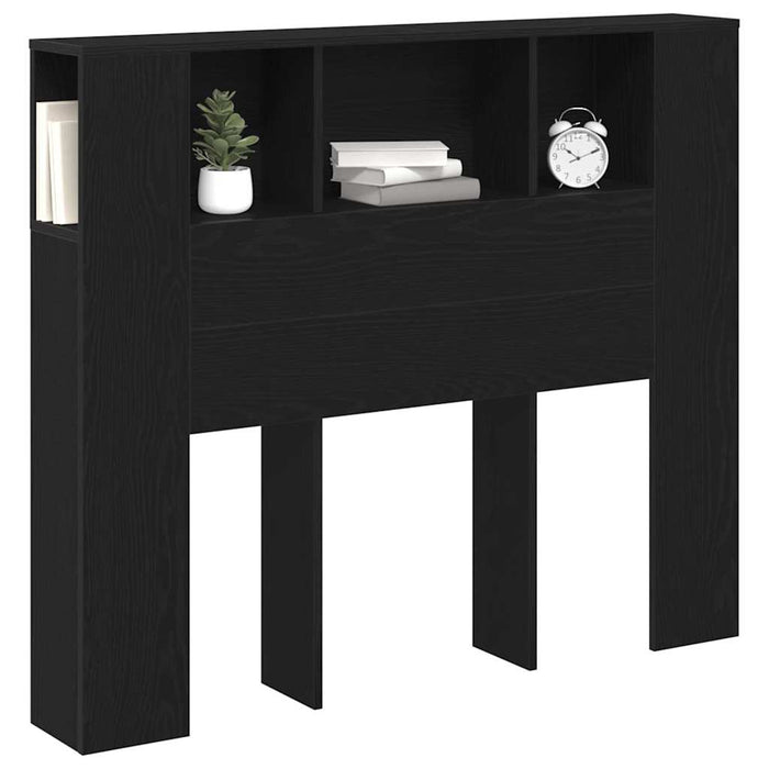 Tablă de pat cu sertar Stejar negru 120 x 19 x 104,5 cm - WALTI WALTI