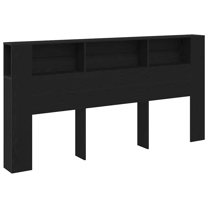 Tablă de pat cu sertar Stejar negru 200 x 18,5 x 104,5 cm - WALTI WALTI