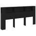 Tablă de pat cu sertar Stejar negru 200 x 18,5 x 104,5 cm - WALTI WALTI