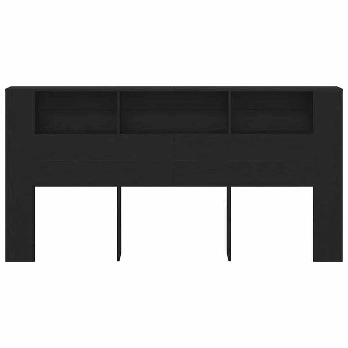 Tablă de pat cu sertar Stejar negru 200 x 18,5 x 104,5 cm - WALTI WALTI
