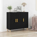 Bufet Negru 90 x 34 x 80 cm Lemn compozit - WALTI WALTI