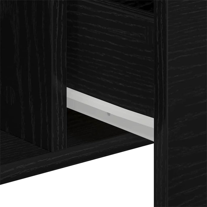 Bufet cu sertar Negru 100 x 36 x 60 cm Lemn compozit - WALTI WALTI