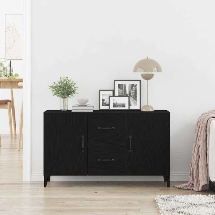 Bufet cu sertar Negru 100 x 36 x 60 cm Lemn compozit - WALTI WALTI