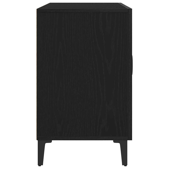 Bufet cu sertar Negru 100 x 36 x 60 cm Lemn compozit - WALTI WALTI