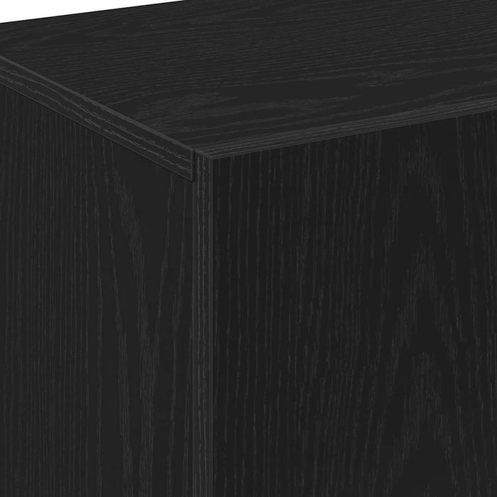 Bufet cu sertar Negru 70 x 31 x 115 cm Lemn compozit - WALTI WALTI