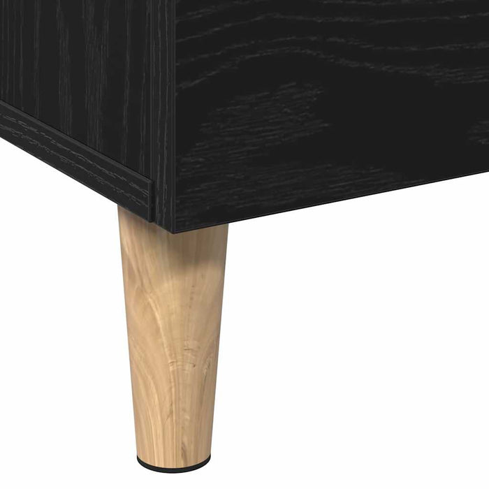 Bufet cu sertar Negru 70 x 31 x 115 cm Lemn compozit - WALTI WALTI
