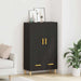 Bufet cu sertar Negru 70 x 31 x 115 cm Lemn compozit - WALTI WALTI