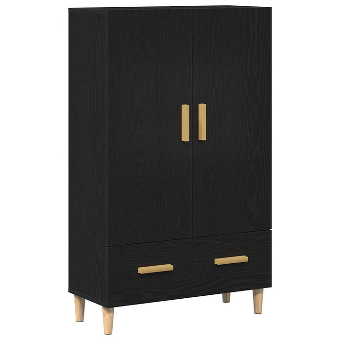 Bufet cu sertar Negru 70 x 31 x 115 cm Lemn compozit - WALTI WALTI