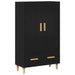 Bufet cu sertar Negru 70 x 31 x 115 cm Lemn compozit - WALTI WALTI