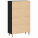 Bufet cu sertar Negru 70 x 31 x 115 cm Lemn compozit - WALTI WALTI
