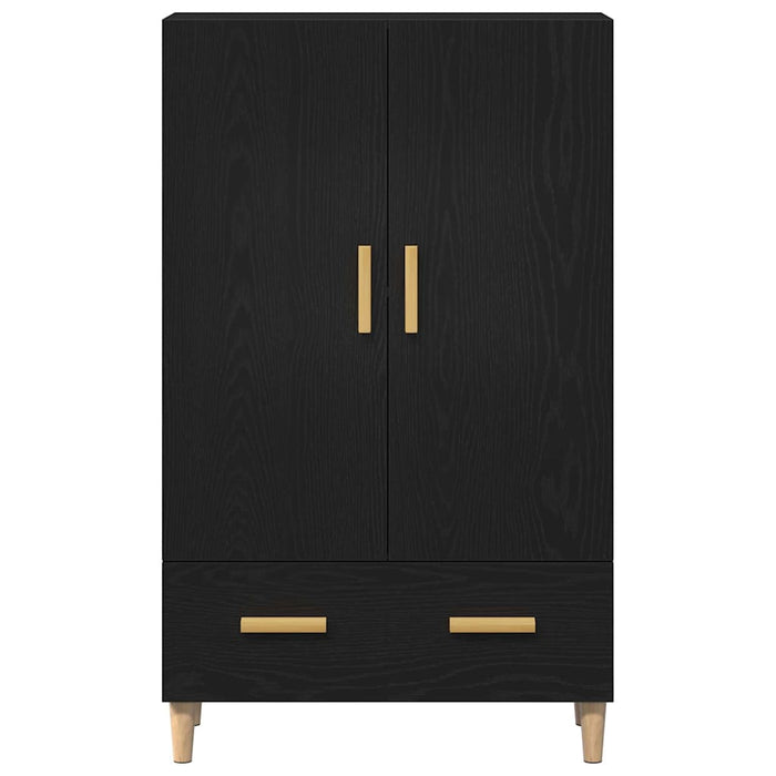Bufet cu sertar Negru 70 x 31 x 115 cm Lemn compozit - WALTI WALTI