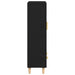 Bufet cu sertar Negru 70 x 31 x 115 cm Lemn compozit - WALTI WALTI