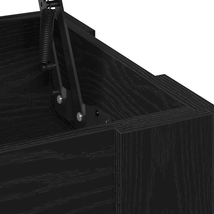 Masă de cafea Stejar Negru 79 x 49 x 41 cm Lemn compozit - WALTI WALTI