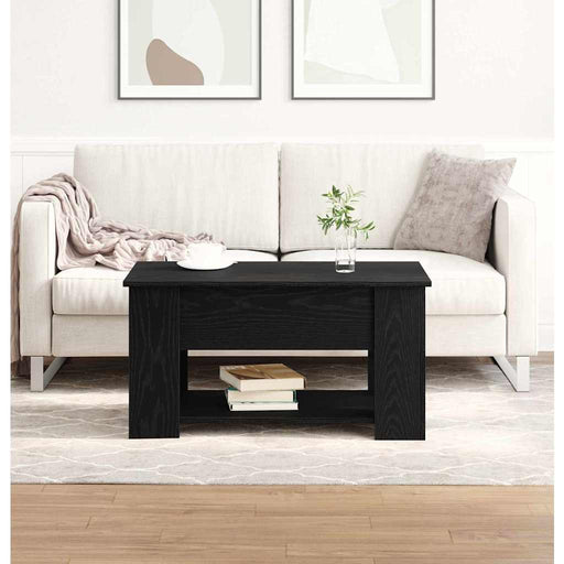 Masă de cafea Stejar Negru 79 x 49 x 41 cm Lemn compozit - WALTI WALTI
