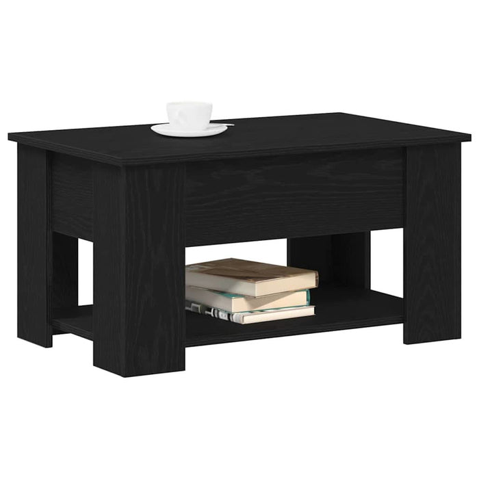 Masă de cafea Stejar Negru 79 x 49 x 41 cm Lemn compozit - WALTI WALTI