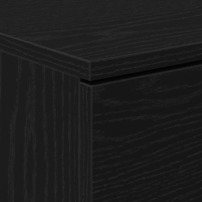 Dulap de noapte Stejar negru 40 x 65 x 65 cm Lemn compozit - WALTI WALTI