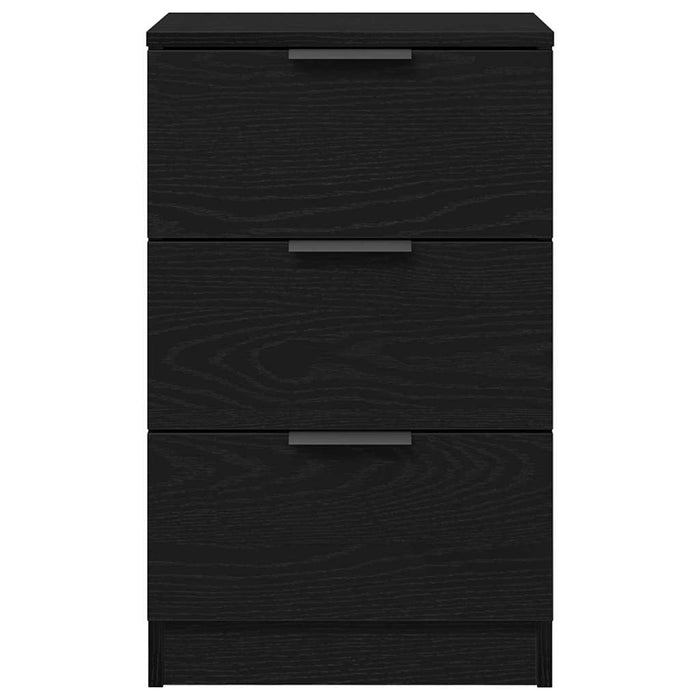 Dulap de noapte Stejar negru 40 x 65 x 65 cm Lemn compozit - WALTI WALTI