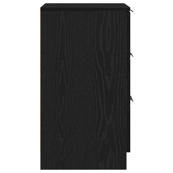 Dulap de noapte Stejar negru 40 x 65 x 65 cm Lemn compozit - WALTI WALTI