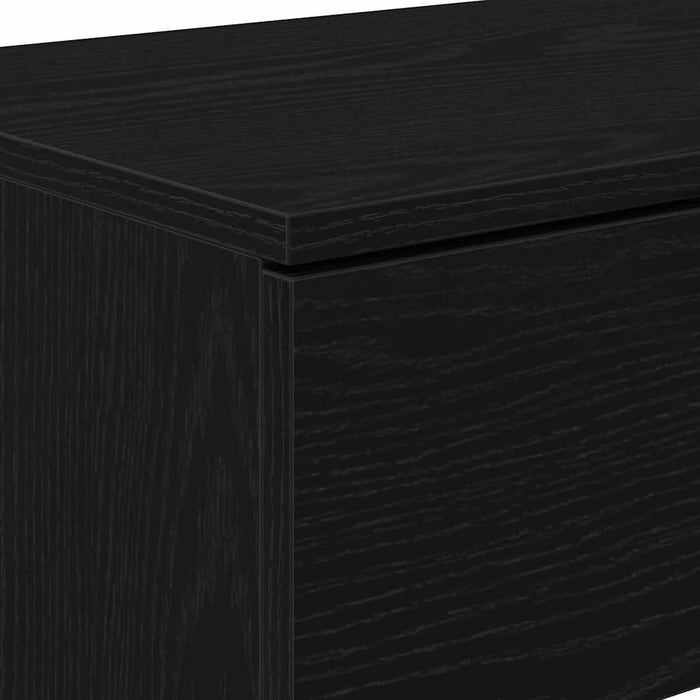 Masă de consolă Stejar negru 90 x 36 x 75 cm Lemn compozit - WALTI WALTI