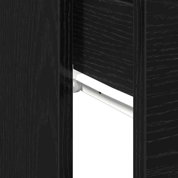 Masă de consolă Stejar negru 90 x 36 x 75 cm Lemn compozit - WALTI WALTI