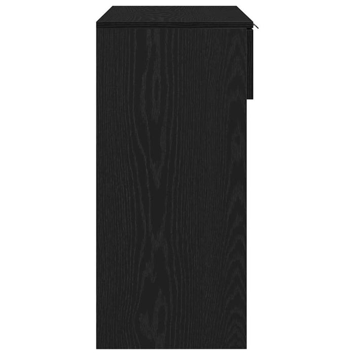 Masă de consolă Stejar negru 90 x 36 x 75 cm Lemn compozit - WALTI WALTI
