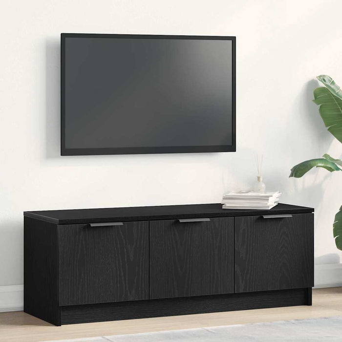 Cabinet TV Stejar negru 102 x 35 x 36.5 cm Lemn compozit - WALTI WALTI
