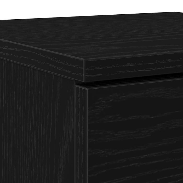 Bufet cu sertar Stejar Negru 30 x 30 x 70 cm Lemn compozit - WALTI WALTI