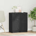 Bufet 2 pcs Stejar Negru 30 x 30 x 70 cm Lemn compozit - WALTI WALTI