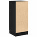 Bufet 2 pcs Stejar Negru 30 x 30 x 70 cm Lemn compozit - WALTI WALTI