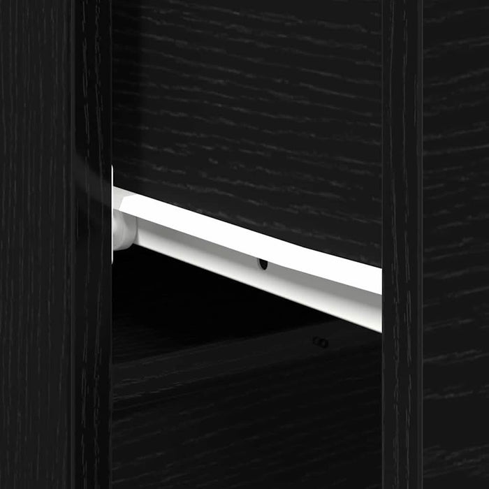 Dulap lateral din stejar negru Stejar negru 30 x 30 x 70 cm - WALTI WALTI