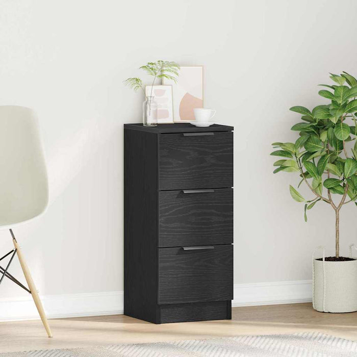 Dulap lateral din stejar negru Stejar negru 30 x 30 x 70 cm - WALTI WALTI