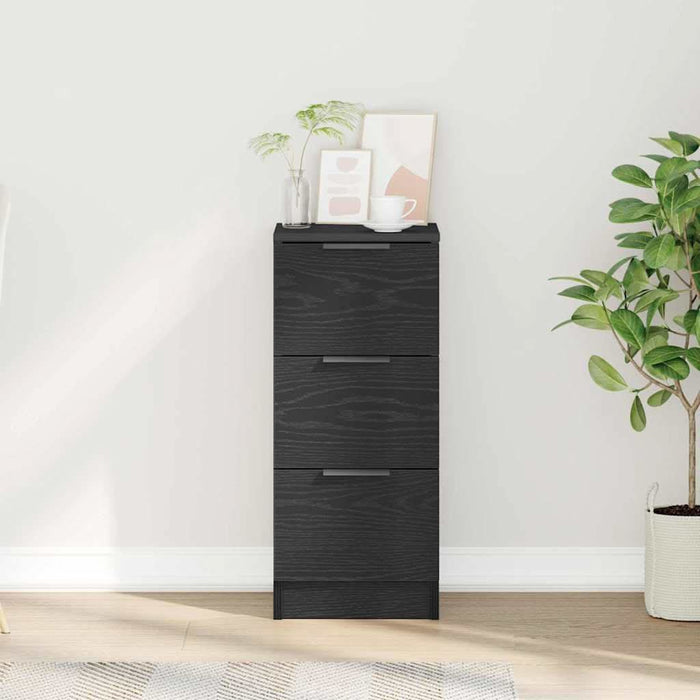 Dulap lateral din stejar negru Stejar negru 30 x 30 x 70 cm - WALTI WALTI
