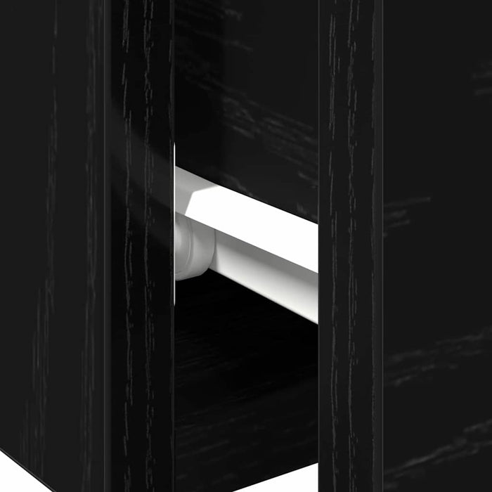 Dulap de perete Stejar negru 68 x 30 x 20 cm Lemn compozit - WALTI WALTI