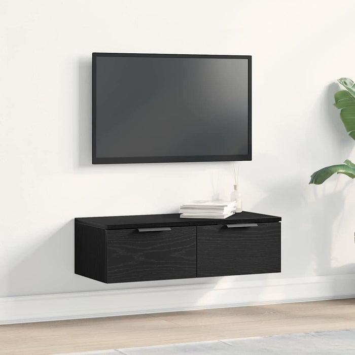 Dulap de perete Stejar negru 68 x 30 x 20 cm Lemn compozit - WALTI WALTI