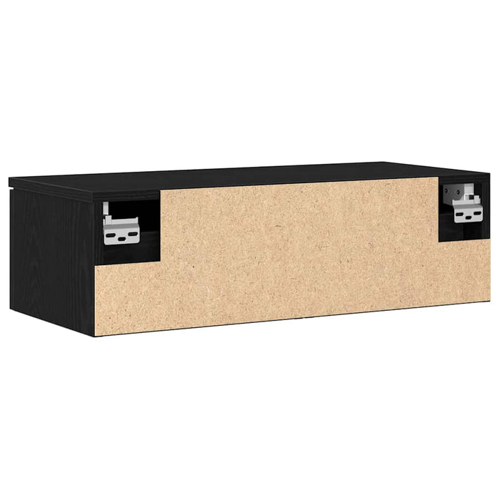 Dulap de perete Stejar negru 68 x 30 x 20 cm Lemn compozit - WALTI WALTI