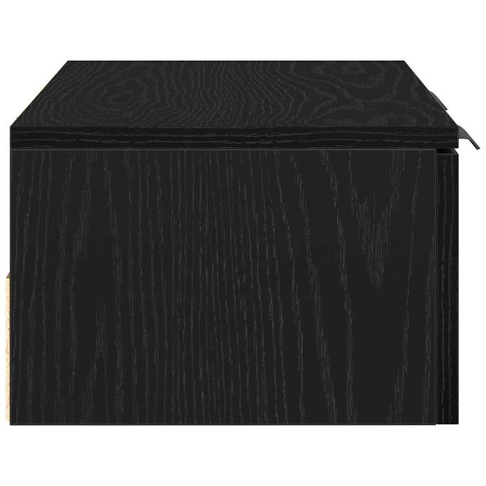 Dulap de perete Stejar negru 68 x 30 x 20 cm Lemn compozit - WALTI WALTI