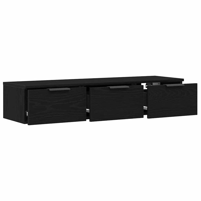 Dulap de perete Stejar negru 102 x 30 x 20 cm Lemn compozit - WALTI WALTI
