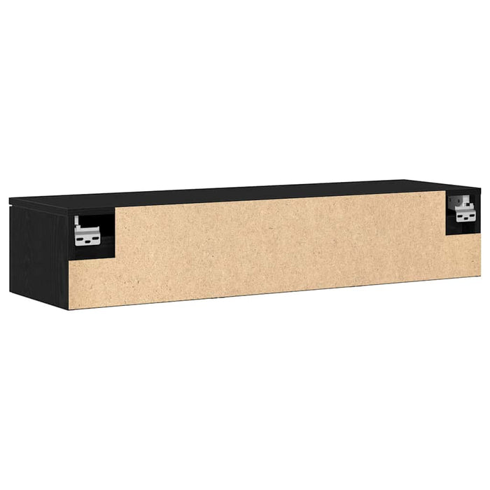 Dulap de perete Stejar negru 102 x 30 x 20 cm Lemn compozit - WALTI WALTI