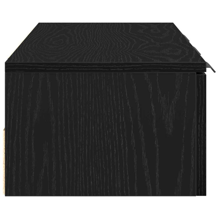 Dulap de perete Stejar negru 102 x 30 x 20 cm Lemn compozit - WALTI WALTI
