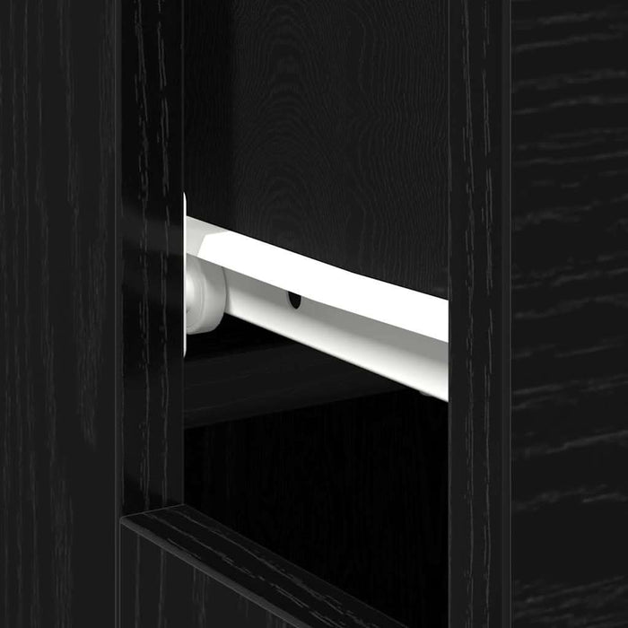 Birou cu sertar Stejar negru 100 x 50 x 75 cm Lemn compozit - WALTI WALTI