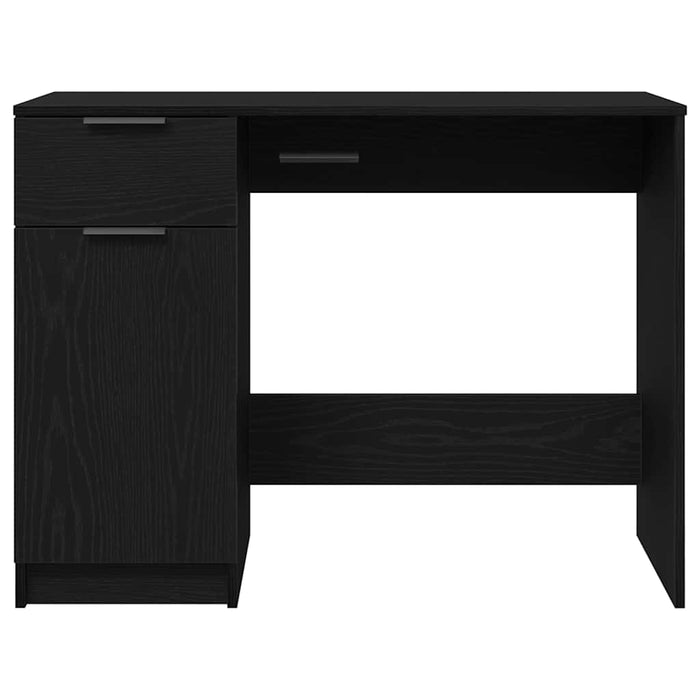 Birou cu sertar Stejar negru 100 x 50 x 75 cm Lemn compozit - WALTI WALTI