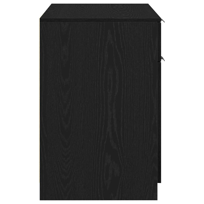 Birou cu sertar Stejar negru 100 x 50 x 75 cm Lemn compozit - WALTI WALTI