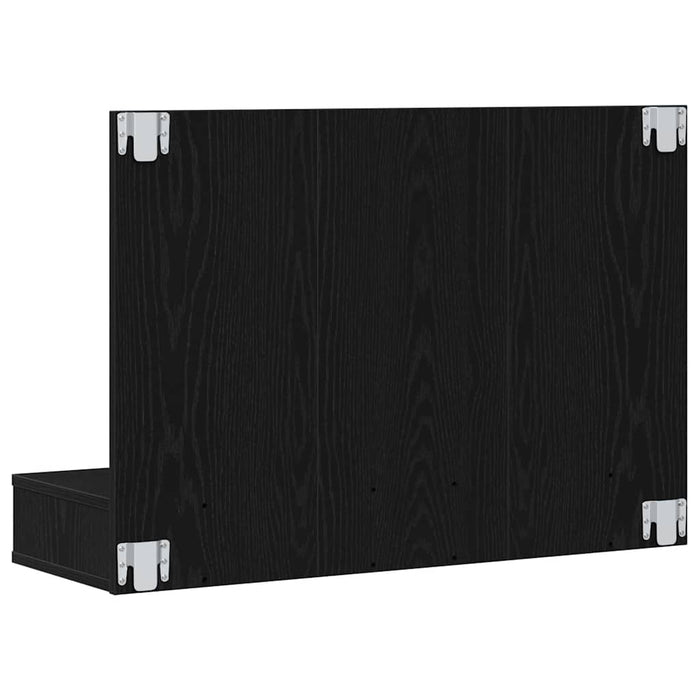 Dulap cu oglindă Stejar Negru 90 x 31,5 x 62 cm Lemn compozit - WALTI WALTI
