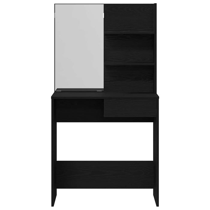 Masă de Machiaj Stejar Negru 74,5 x 40 x 141 cm Lemn compozit - WALTI WALTI