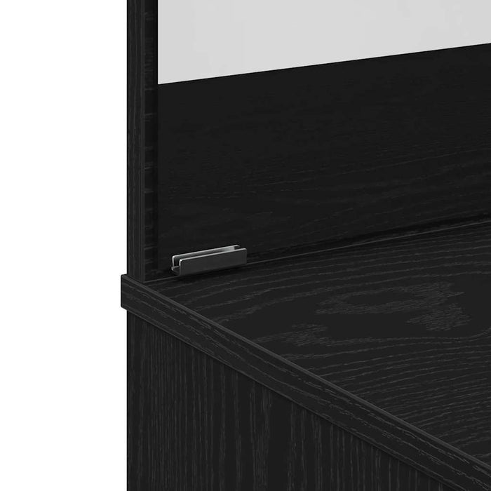 Masă de Machiaj Stejar Negru 86,5 x 35 x 136 cm Lemn compozit - WALTI WALTI